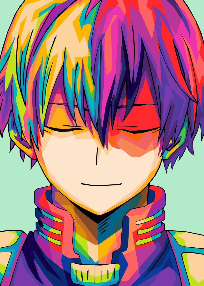 My Hero Academia 'Smiling Shoto' Paint By Numbers Kit.