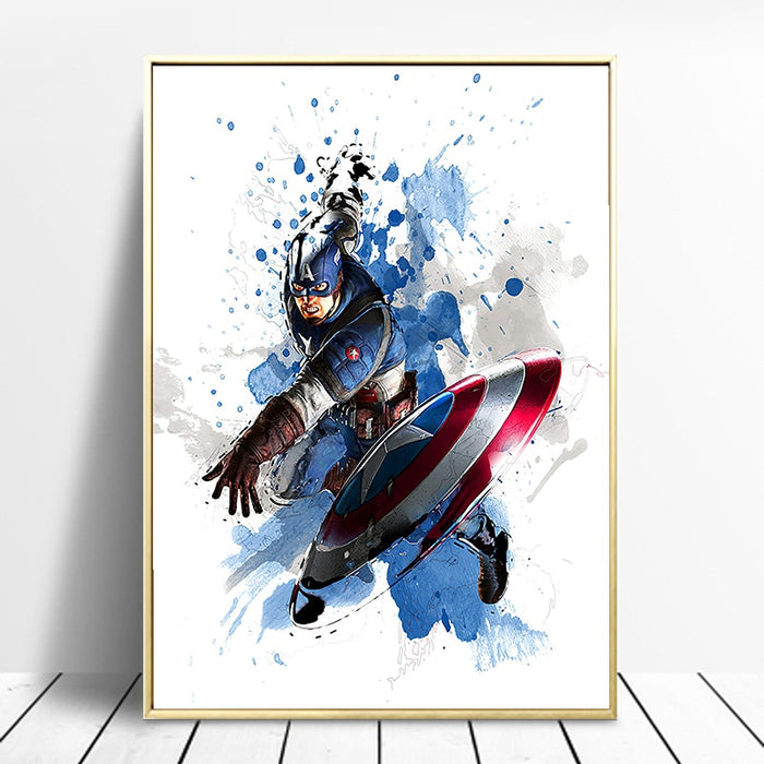 Captain America Paint by Numbers Kit