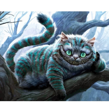 Beautiful Animals 'Chesire Cat' Paint by Numbers Kit