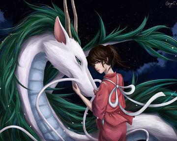 Spirited Away 'Haku' Paint by Numbers Kit