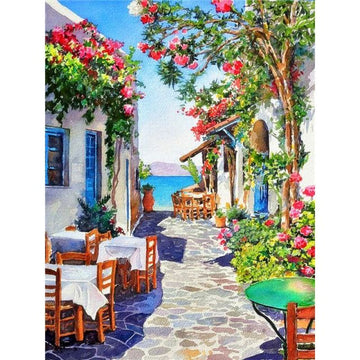 Italy 'Ristorante by the Bay' Paint By Numbers Kit