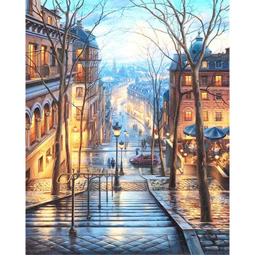 Paris 'Montmartre Spring' Paint By Numbers Kit