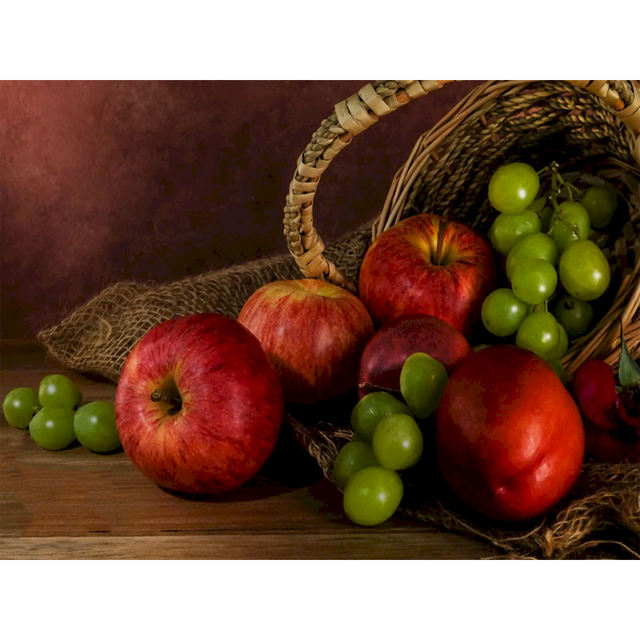 Apples and Grapes Paint By Numbers Kit