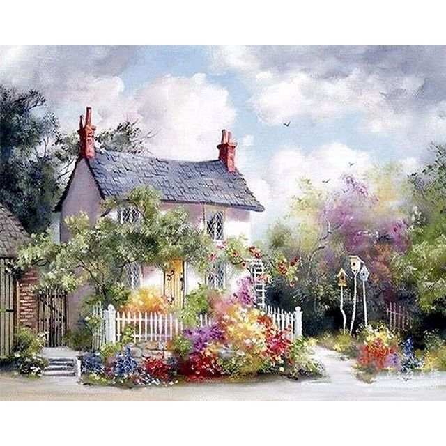 Countryside Home Garden Paint By Numbers Kit