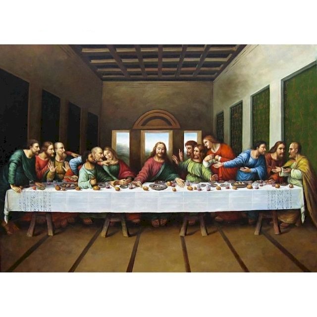 Jesus and His Disciples 'Last Supper' Paint By Numbers Kit