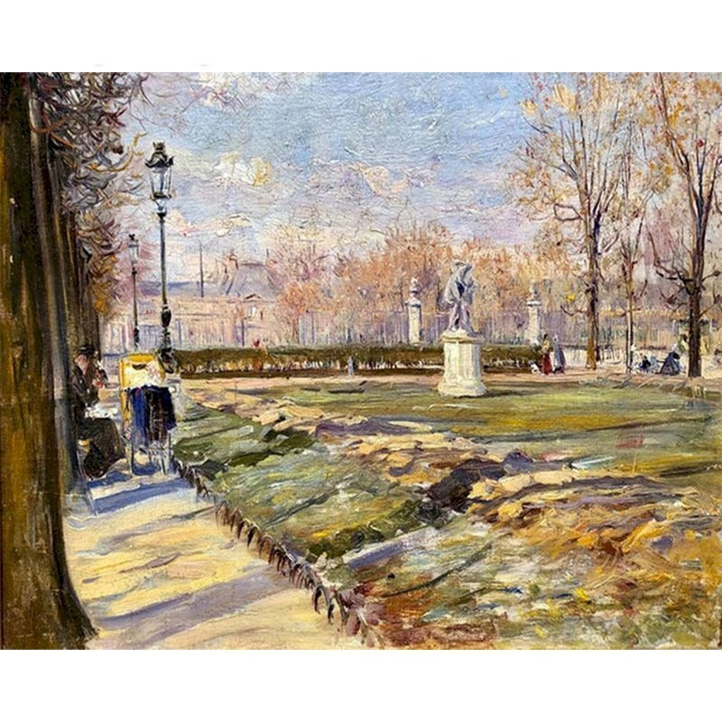 Paris 'Luxembourg Garden' Paint By Numbers Kit