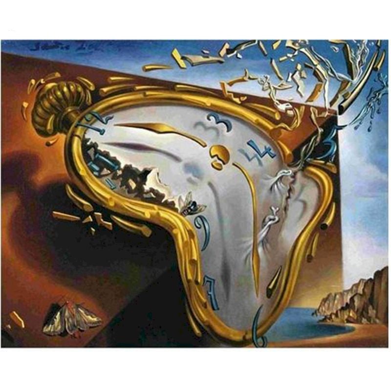 Melting Watch Paint By Numbers Kit