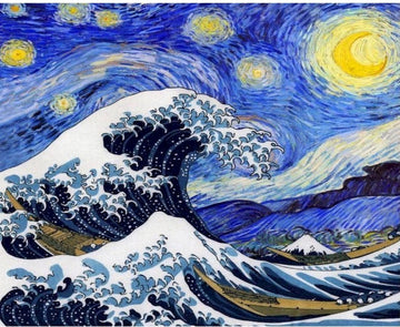 Starry Night 'Big Waves' Paint By Numbers Kit