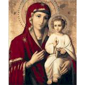 Mother Mary and Child Jesus Paint By Numbers Kit