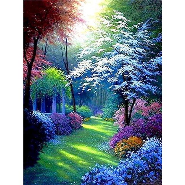 Forest 'Morning Breeze' Paint By Numbers Kit