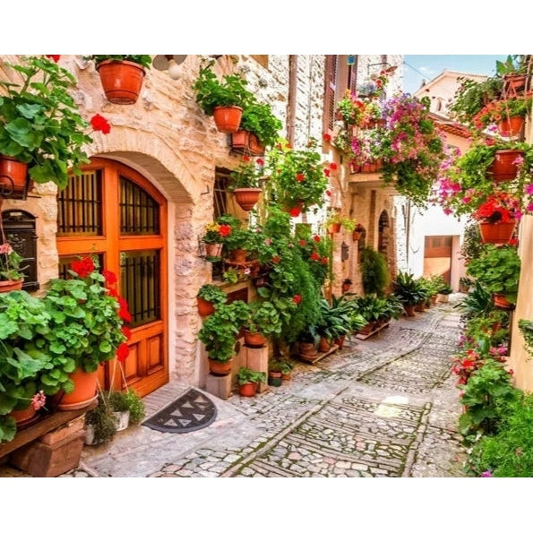 Italy 'Rural Village in Rome' Paint By Numbers Kit